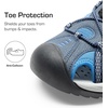 image:imageDREAM PAIRS Mens Sandals Hiking Water Sport Athletic Beach Outdoor Comfortable Casual Closed Toe Summer Sandal ShoesNavy