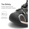 image:imageDREAM PAIRS Mens Support Sandals Athletic Outdoor QuickDry Mesh Closed Toe Lightweight Comfortable Water ShoesBlack