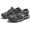 image:imageDREAM PAIRS Mens Support Sandals Athletic Outdoor QuickDry Mesh Closed Toe Lightweight Comfortable Water ShoesBlackDark Grey