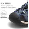 image:imageDREAM PAIRS Mens Support Sandals Athletic Outdoor QuickDry Mesh Closed Toe Lightweight Comfortable Water ShoesDark Blue