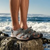 image:imageDREAM PAIRS Mens Support Sandals Athletic Outdoor QuickDry Mesh Closed Toe Lightweight Comfortable Water ShoesGrey