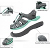 image:imageDREAM PAIRS Womens Closed Toe Hiking Summer Outdoor Sport Athletic SandalsGreyMintGreen