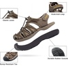 image:imageDREAM PAIRS Womens Closed Toe Hiking Summer Outdoor Sport Athletic SandalsKhakiYellow