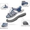 image:imageDREAM PAIRS Womens Closed Toe Hiking Summer Outdoor Sport Athletic SandalsNavy