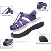 image:imageDREAM PAIRS Womens Closed Toe Hiking Summer Outdoor Sport Athletic SandalsPurple