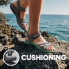 image:imageDREAM PAIRS Womens Sandals Light Weight Hiking Sandals for Women Comfortable Athletic QuickDrying Walking Hiking Water SandalsGrey