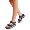 image:imageDREAM PAIRS Womens Walking Sport Athletic Sandals Comfort Open Toe Casual Outdoor Hiking Summer ShoesNavy