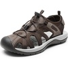image:imageDREAM PAIRS Mens Sandals Hiking Water Sport Athletic Beach Outdoor Comfortable Casual Closed Toe Summer Sandal ShoesBrown