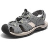 image:imageDREAM PAIRS Mens Support Sandals Athletic Outdoor QuickDry Mesh Closed Toe Lightweight Comfortable Water ShoesGrey
