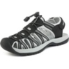 image:imageDREAM PAIRS Womens Closed Toe Hiking Summer Outdoor Sport Athletic SandalsBlackLightGreyYellow