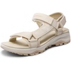image:imageDREAM PAIRS Womens Sandals Light Weight Hiking Sandals for Women Comfortable Athletic QuickDrying Walking Water Sandals With Hook And Loop StrapsBeige