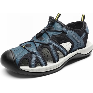 image:imageDREAM PAIRS Mens Sandals Hiking Water Sport Athletic Beach Outdoor Comfortable Casual Closed Toe Summer Sandal ShoesDark Blue