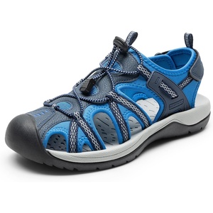 image:imageDREAM PAIRS Mens Sandals Hiking Water Sport Athletic Beach Outdoor Comfortable Casual Closed Toe Summer Sandal ShoesNavy