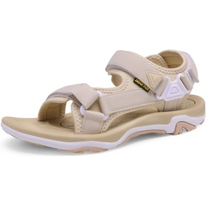 image:imageDREAM PAIRS Womens Arch Support Hiking Sandals Sport Outdoor Athletic Comfortable Summer Beach Water SandalsBeige