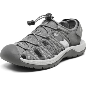 image:imageDREAM PAIRS Womens Closed Toe Hiking Summer Outdoor Sport Athletic SandalsGrey