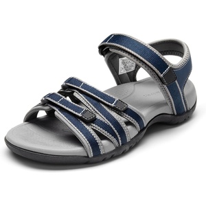 image:imageDREAM PAIRS Womens Comfortable Hiking Walking Sandal with Adjustable Hook and Loop Strap Sports TravelSummer Beach Outdoor Light Weight Water ShoesNavy