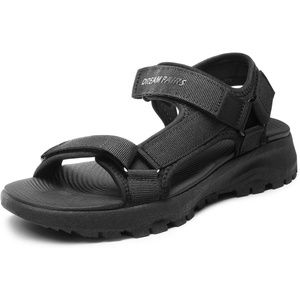 image:imageDREAM PAIRS Womens Sandals Light Weight Hiking Sandals for Women Comfortable Athletic QuickDrying Walking Water Sandals With Hook And Loop StrapsAll Black