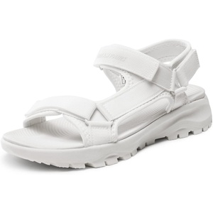 image:imageDREAM PAIRS Womens Sandals Light Weight Hiking Sandals for Women Comfortable Athletic QuickDrying Walking Water Sandals With Hook And Loop StrapsWhite