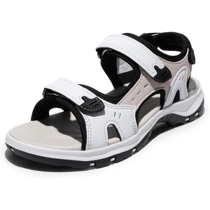image:imageDREAM PAIRS Womens Walking Sport Athletic Sandals Comfort Open Toe Casual Outdoor Hiking Summer ShoesWhiteBeige