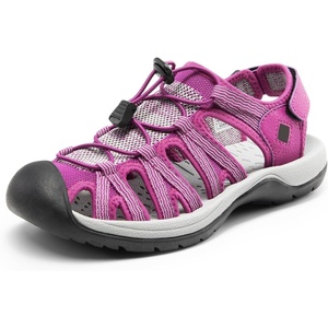 image:imageDREAM PAIRS Womens Closed Toe Hiking Summer Outdoor Sport Athletic SandalsPurpleknit