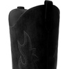 image:imageDREAM PAIRS Cowgirl Boots Women Knee High Cowboy Boots Pointed Toe Chunky Block Heel Suede Tall Western Boots with EmbroideredBlack