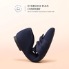 image:imageDREAM PAIRS Flats for Women Pointed Toe Foldable Knit Ballet Flats Comfortable SlipOn Dress Shoes Elegant Bow Flats for Work Office Business Casual TravelNavy
