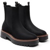image:imageDREAM PAIRS Womens Chelsea Ankle Boots Square Toe Fashion Low Heel Lug Sole Platform Fall Booties ShoesBlacksuede