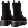 image:imageDREAM PAIRS Womens Chelsea Ankle Boots Square Toe Fashion Low Heel Lug Sole Platform Fall Booties ShoesBlacksuede