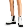 image:imageDREAM PAIRS Womens Chelsea Ankle Boots Square Toe Fashion Low Heel Lug Sole Platform Fall Booties ShoesWhitepu