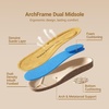 image:imageDREAM PAIRS Womens Comfortable Cork Sandals Suede Leather Insole Slides Arch Support Walking SandalsWhite