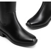 image:imageDREAM PAIRS Womens Knee High Boots Square Toe Low Block Heel Casual Comfort Riding Long Boots with Side ZipperBlack