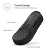 image:imageDREAM PAIRS Womens Platform Water Sandals Adjustable Lightweight Waterproof Summer Beach Wedge Chunky SandalsAll Black