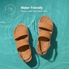 image:imageDREAM PAIRS Womens Platform Water Sandals Adjustable Lightweight Waterproof Summer Beach Wedge Chunky SandalsCamel