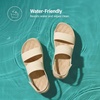 image:imageDREAM PAIRS Womens Platform Water Sandals Adjustable Lightweight Waterproof Summer Beach Wedge Chunky SandalsSand