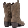 image:imageDREAM PAIRS Cowboy Boots for Women Mid Calf Cowgirl Boots with Embroidery Round Toe Western Chunky Low Heel ShoesCamel