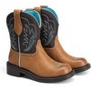 image:imageDREAM PAIRS Cowboy Cowgirl Boots for Women Round Toe Embroidered Mid Calf Western Boots for Work Country Concerts Rodeos Casual OutingsBrownTan