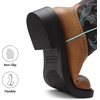image:imageDREAM PAIRS Cowboy Cowgirl Boots for Women Round Toe Embroidered Mid Calf Western Boots for Work Country Concerts Rodeos Casual OutingsBrownTan