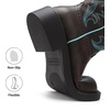 image:imageDREAM PAIRS Cowboy Cowgirl Boots for Women Round Toe Embroidered Mid Calf Western Boots for Work Country Concerts Rodeos Casual OutingsClassic Brown