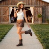 image:imageDREAM PAIRS Cowboy Cowgirl Boots for Women Round Toe Embroidered Mid Calf Western Boots for Work Country Concerts Rodeos Casual OutingsFull Brown
