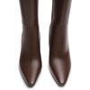 image:imageDREAM PAIRS Knee High Boots Women Chunky Block Heel Square Toe Side Zipper Tall Boots for WomenBrownpu