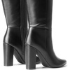 image:imageDREAM PAIRS Knee High Boots Women Chunky Heel Pointed Toe Tall Boots for Women Side Zipper Long BootsBlackpu