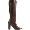 image:imageDREAM PAIRS Knee High Boots Women Chunky Heel Pointed Toe Tall Boots for Women Side Zipper Long BootsBrown