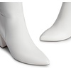 image:imageDREAM PAIRS Knee High Boots Women Chunky Heel Pointed Toe Tall Boots for Women Side Zipper Long BootsWhitepu