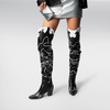 image:imageDREAM PAIRS Western Cowboy Boots Over The Knee Western Cowgirl Boots Women Thigh High BootsBlack
