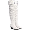 image:imageDREAM PAIRS Western Cowboy Boots Over The Knee Western Cowgirl Boots Women Thigh High BootsWhite
