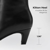 image:imageDREAM PAIRS Women Knee High Boots 2 Inch Kitten Heel Fashion Square Toe Wide Calf Long BootsBlack