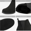 image:imageDREAM PAIRS Womens Ankle Boots Chunky Low Heel Chelsea Booties Slip On Elastic Fall Short BootsBlack