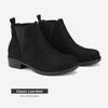 image:imageDREAM PAIRS Womens Ankle Boots Chunky Low Heel Chelsea Booties Slip On Elastic Fall Short BootsBlack