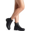 image:imageDREAM PAIRS Womens Ankle Boots Chunky Low Heel Chelsea Booties Slip On Elastic Fall Short BootsBlackPu