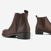 image:imageDREAM PAIRS Womens Ankle Boots Chunky Low Heel Chelsea Booties Slip On Elastic Fall Short BootsBrownPu